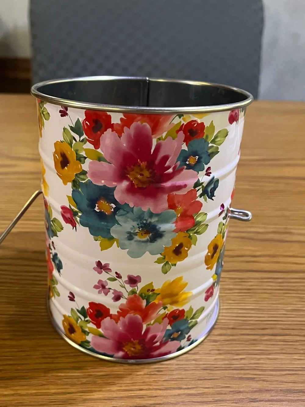 The Pioneer Woman Floral Pattern Metal Sifter Multicolor